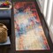 Safavieh 9 x 12 ft. Bristol Power Loomed Large Rectangle Area RugBlue & Rust BTL354F-9 - alternate 4